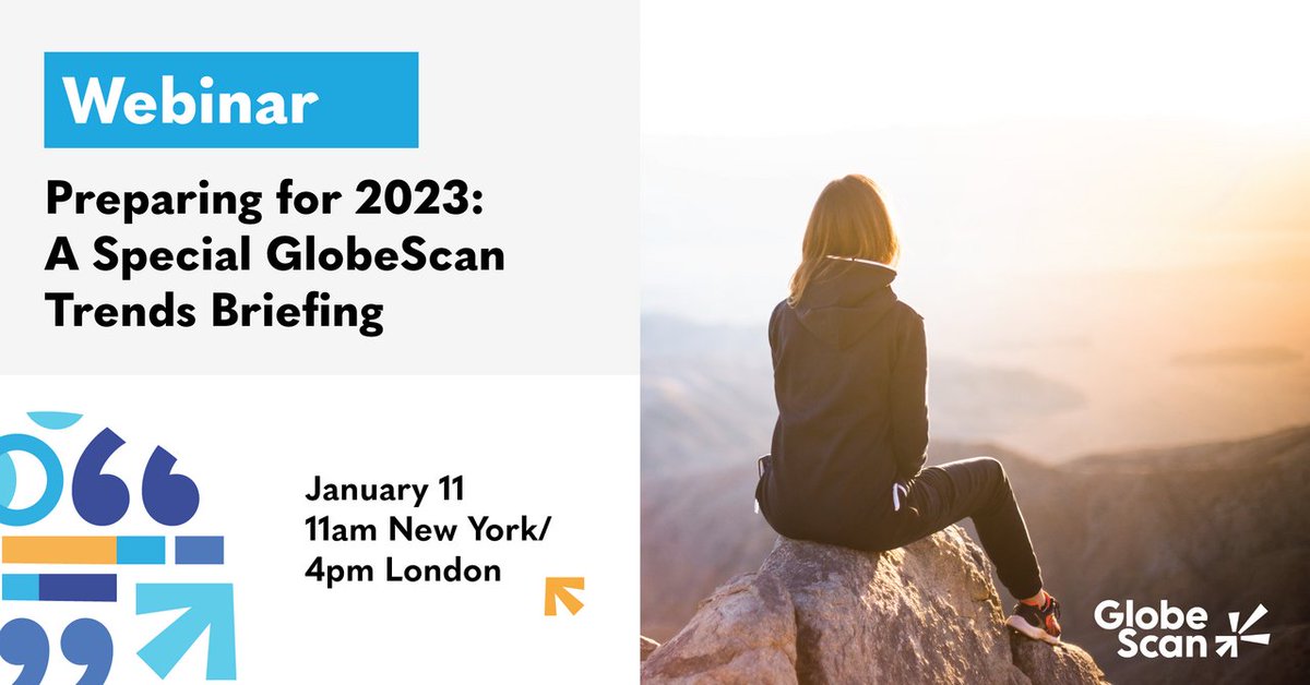 Preparing for 2023? Join us for a Jan 11 webinar where we will share our latest trends, insights, and analysis to help us better understand future dynamics and the implications for business during these extremely uncertain times. Learn more and register: bit.ly/3FHQ6ON
