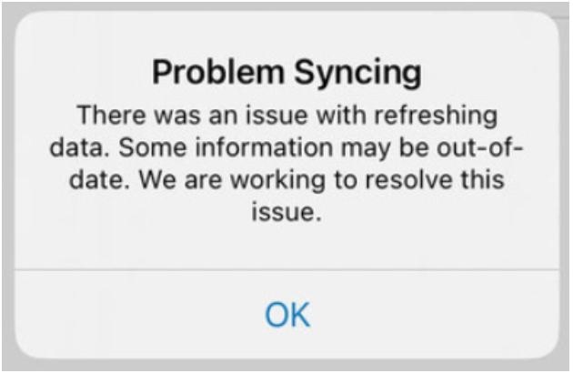 ThorntonHigh205's tweet image. Due to a recent iOS update, students with iPhones may receive a “Problem Syncing” error message when attempting to log into the PowerSchool Mobile App. Log out and log back into the app. It should resolve the error.