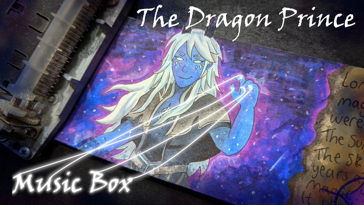 BoxOfMusicYT's tweet photo. I'm finally back with a new video! A music box cover of "Long Ago, In Xadia" from The Dragon Prince @thedragonprince @aaronehasz #TheDragonPrince 

Hope you enjoy my tribute to this awesome show. :)
https://t.co/Bsj39JDnTV https://t.co/XjjJHQRHu4