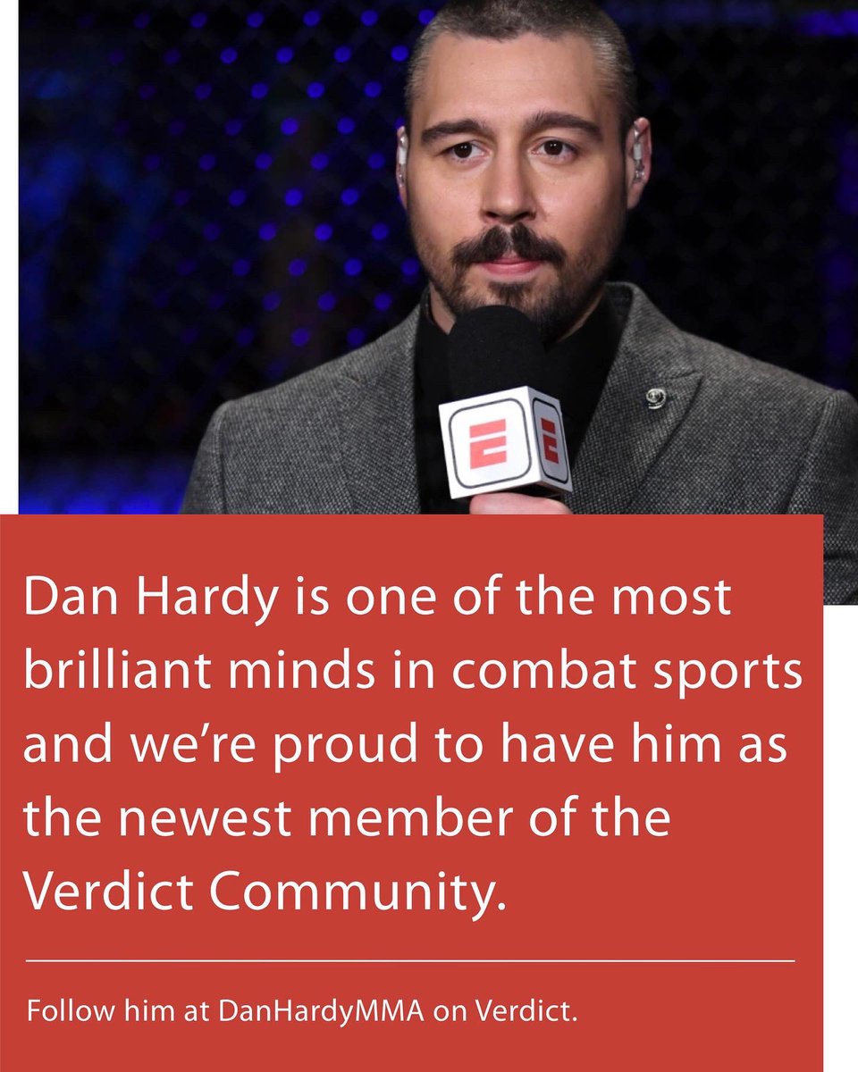 The Outlaw has joined the Verdict Community. 

<a href="/DanHardyMMA/">Dan Hardy</a> 🇬🇧 👊