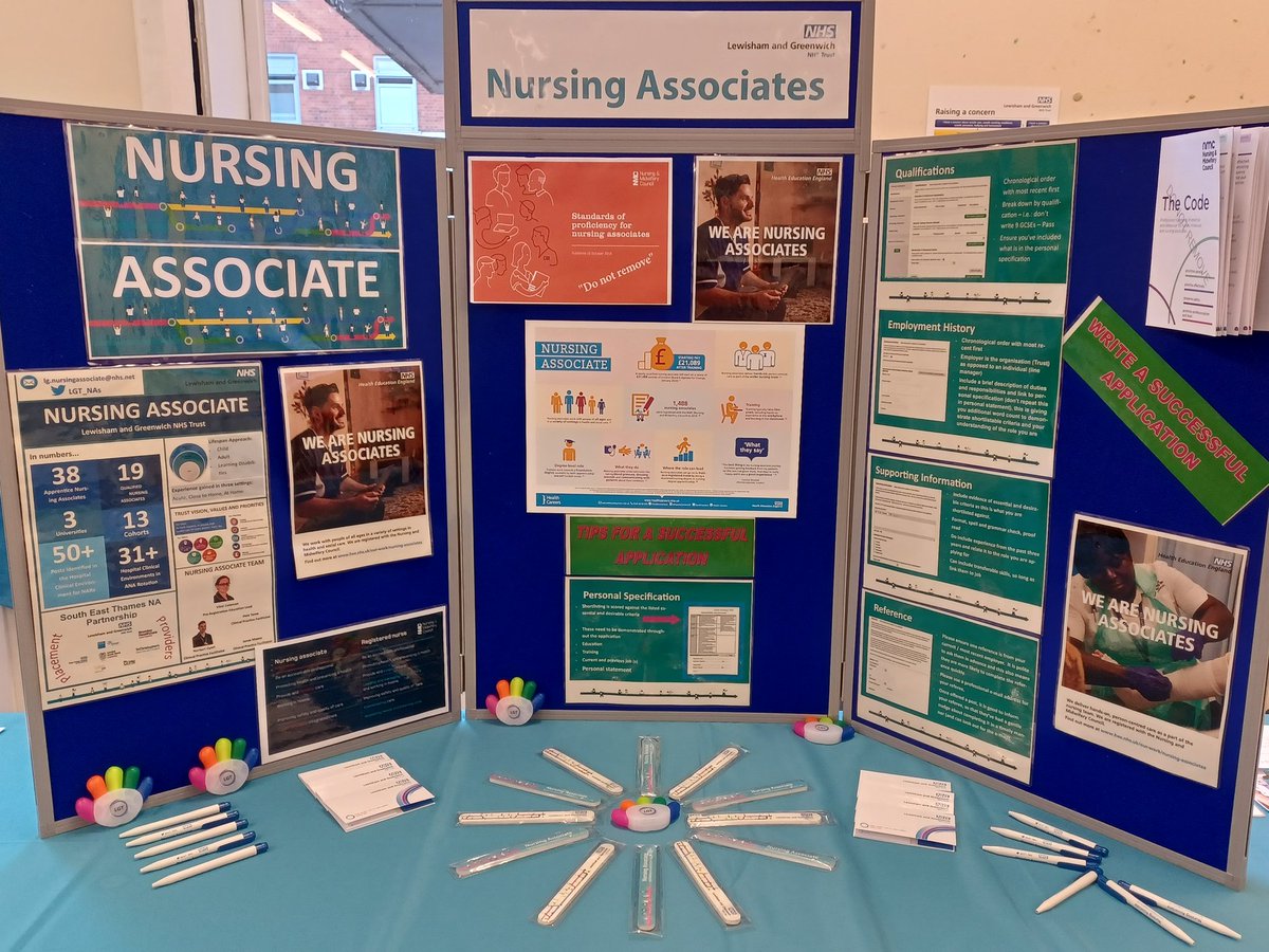 LGT_NAs's tweet photo. This evening was all about recruiting to the registered #NursingAssociate posts @LG_NHS.  Therefore our stand focused on #Qualified role.  We were pleased to also speak to individuals who were interested in the #ApprenticeNursingAssociate role.
VC https://t.co/8UyAY9JObM