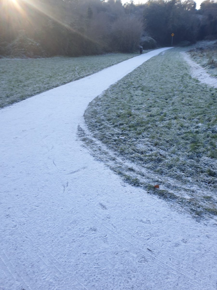 rivalleyparkrun's tweet photo. Folks we are cancelling tomorrow as the park is very icy and little chance of it clearing by tomorrow morning.

Please pass on this news to anyone you know who is not on social media. https://t.co/yOVBtmwfNQ