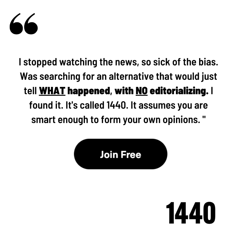 1440_Daily's tweet photo. ✔️ No motives 
✔️ One daily briefing 
✔️ 2 million+ readers

News. Without motives. Join 1440 for FREE today. The #1 daily newsletter for unbiased reporting.