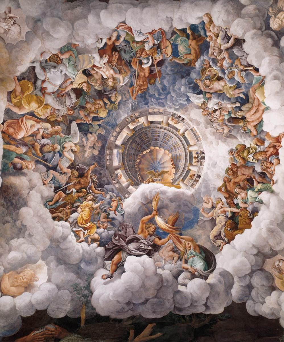 Fall of the Giants, 1530-32, by Giulio Romano