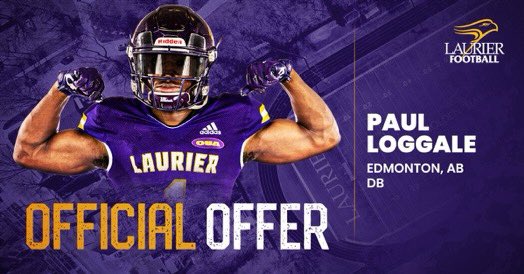 Blessed to receive my first OUA offer from Wilfred Laurier University @LaurierFootball @WLUDC_RonV
