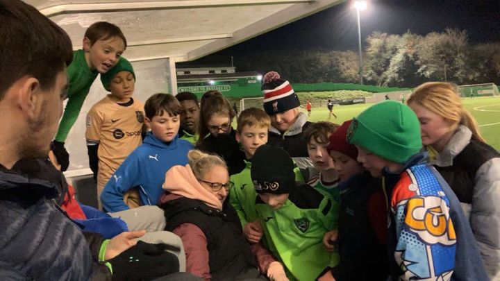 Our u11 team were keeping a close eye on the Brasil V Croatia match tonight during training.