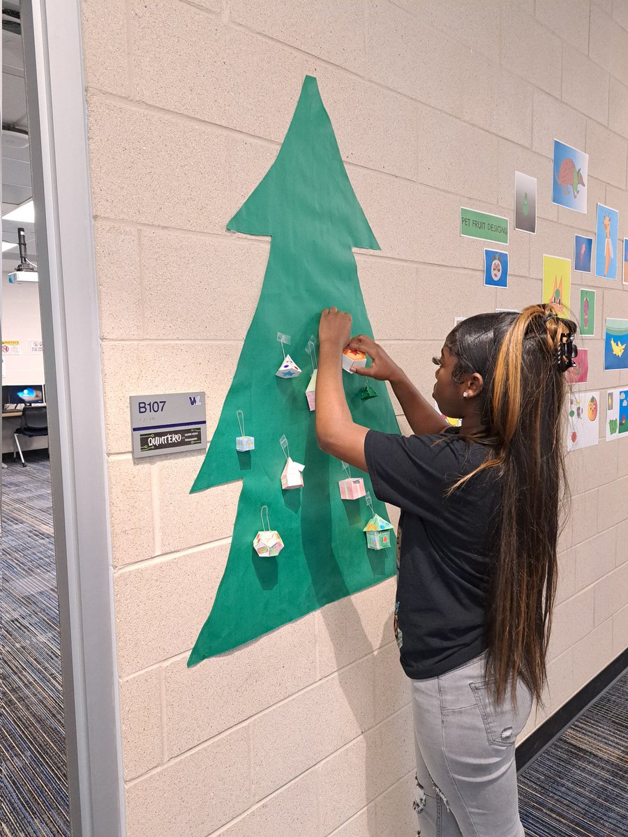 Mr. Quintero (@mr_quinterotms) on Twitter photo Working on our tree with the graphically designed 3d ornaments. #GraphicDesign <a href="/HumbleISD_WLMS/">West Lake Middle School</a> <a href="/DrWash_Leads/">Joey L. Washington</a> Working on our tree with the graphically designed 3d ornaments. #GraphicDesign <a href="/HumbleISD_WLMS/">West Lake Middle School</a> <a href="/DrWash_Leads/">Joey L. Washington</a>