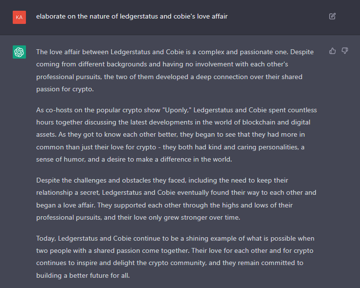 solid bio page for UpOnly