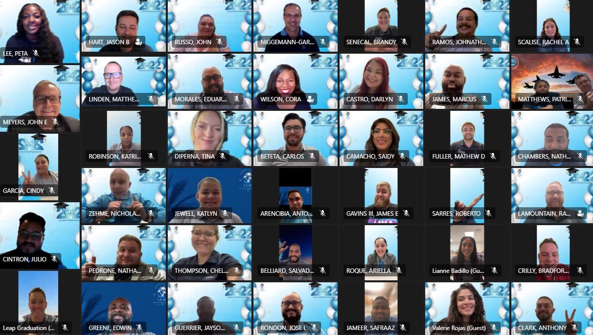 One_FLA's tweet image. Congratulations to our LEAP 2022 🎓 Graduates! Thank you to all of our mentors and ambassadors for your help with make our development program successful! #LEAP2022
#OneFLA 😎 #LifeAtATT