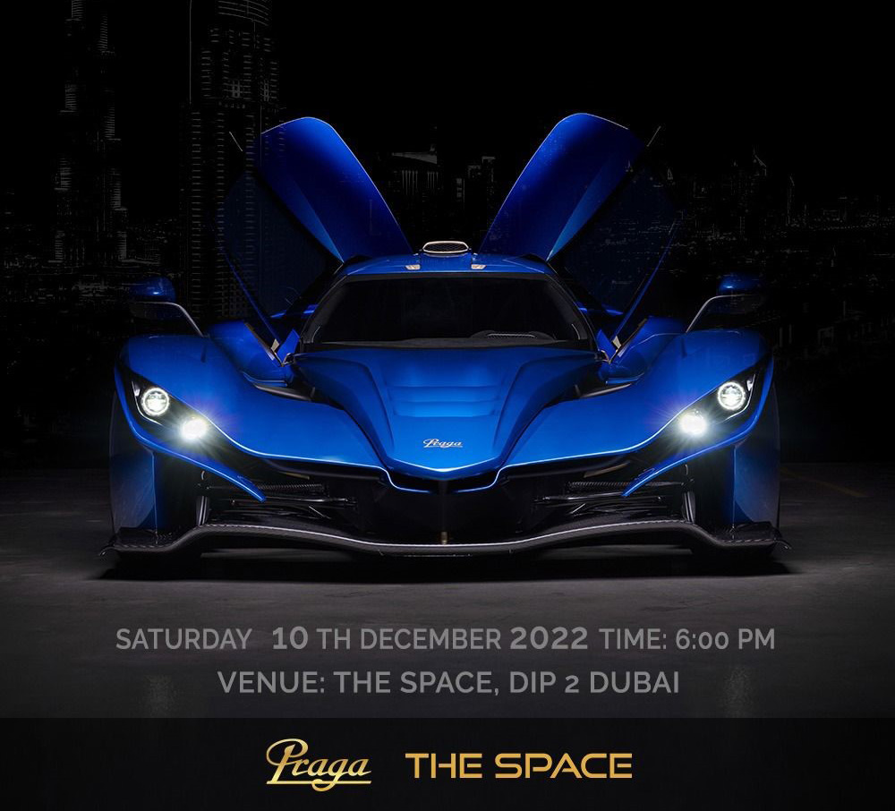 praga_official's tweet photo. Praga has moved to The United Arab Emirates for the first public presentations of the new Praga Bohema hypercar, starting with a prestigious launch event on Saturday evening at The Space in Dubai.
#PragaCars #PragaBohema #newholytrinity #hypercar #TheSpaceDXB https://t.co/rzECONelTB