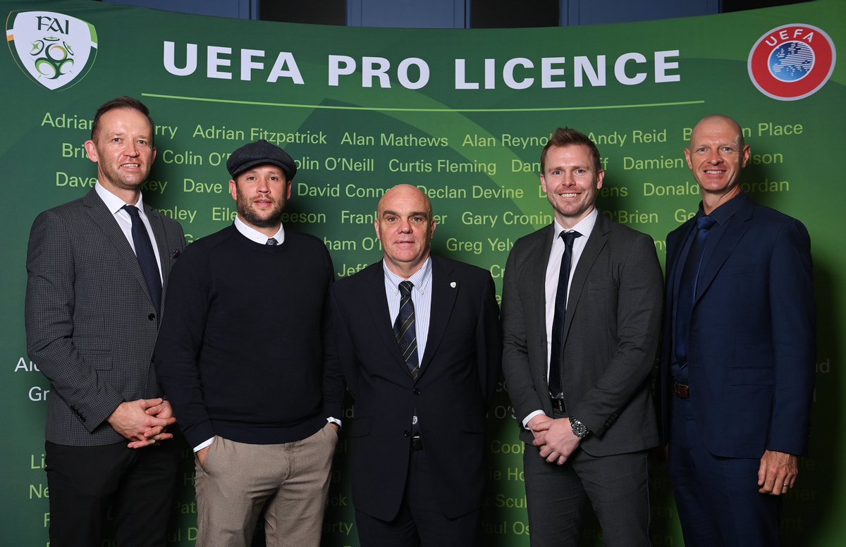 NiallORegan29's tweet image. Congratulations to all of the 2022 @FAIreland @FAICoachEd @UEFA Pro Licence Graduates! 

#UEFAcoaching
#lifelonglearning
#realitybasedlearning
#learnercentred 
#graduation2022