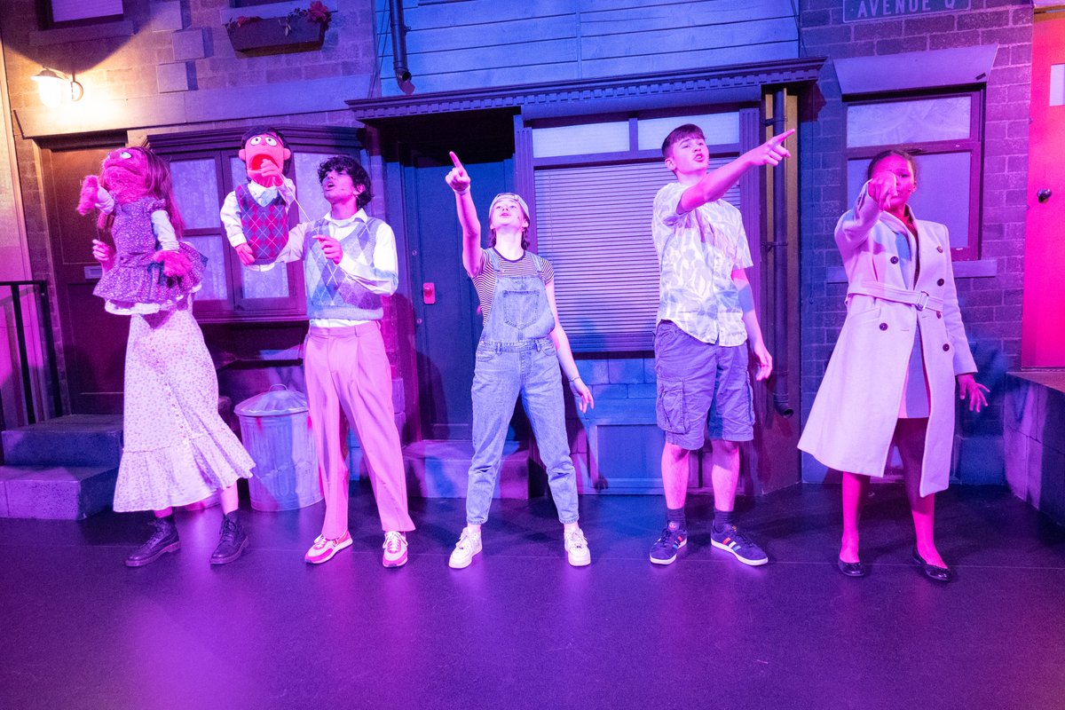 tgadrama's tweet photo. This evening sees the final performance of Avenue Q in the Watson Auditorium @GlasgowAcademy and it's a sell-out!  Thank you to everyone who has supported us during a memorable week. #OnlyForNow https://t.co/BKtotI46rX