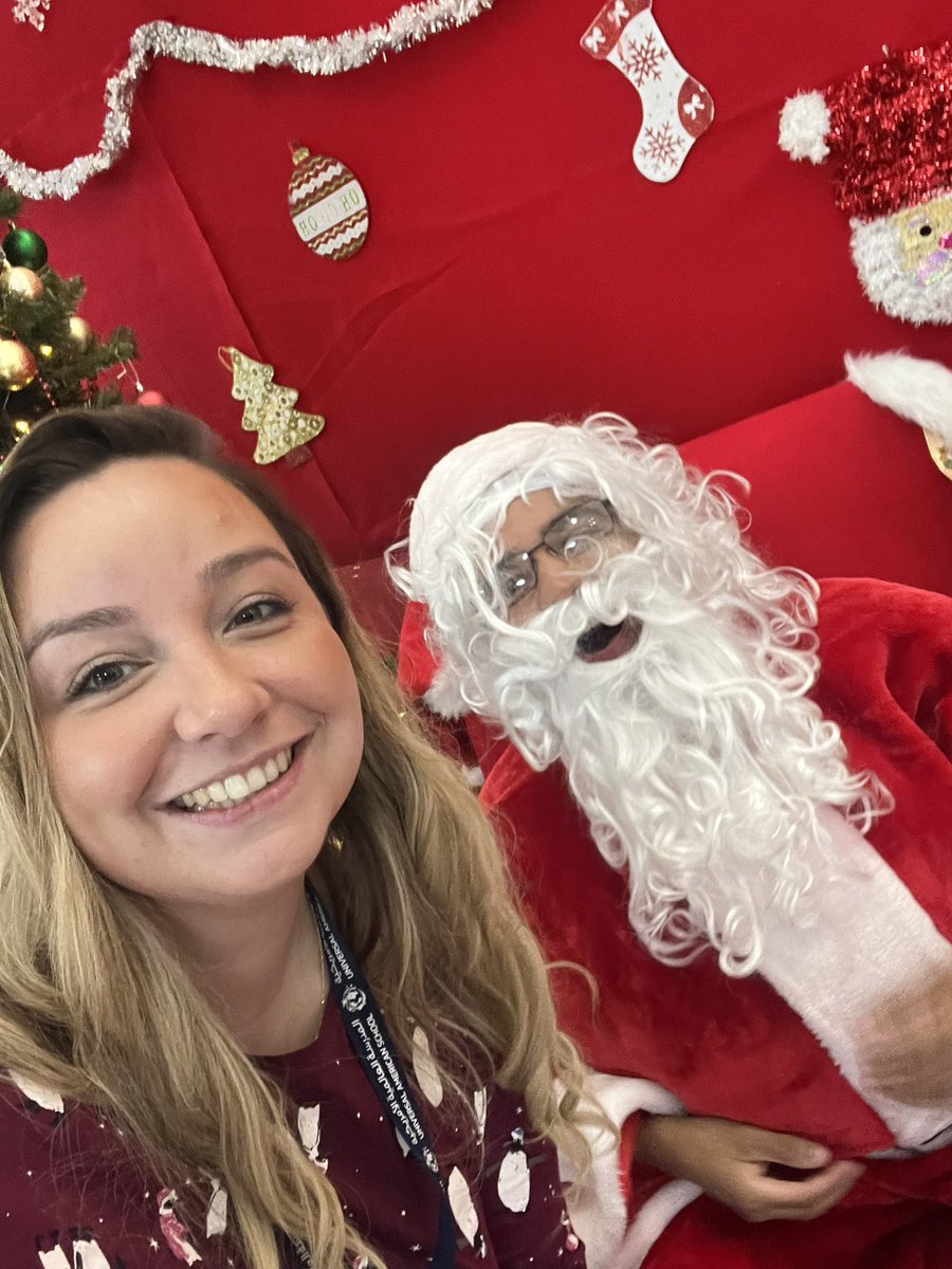 Santa came to visit today and what a special day it was for our students … and staff! 🤣🎅🏼