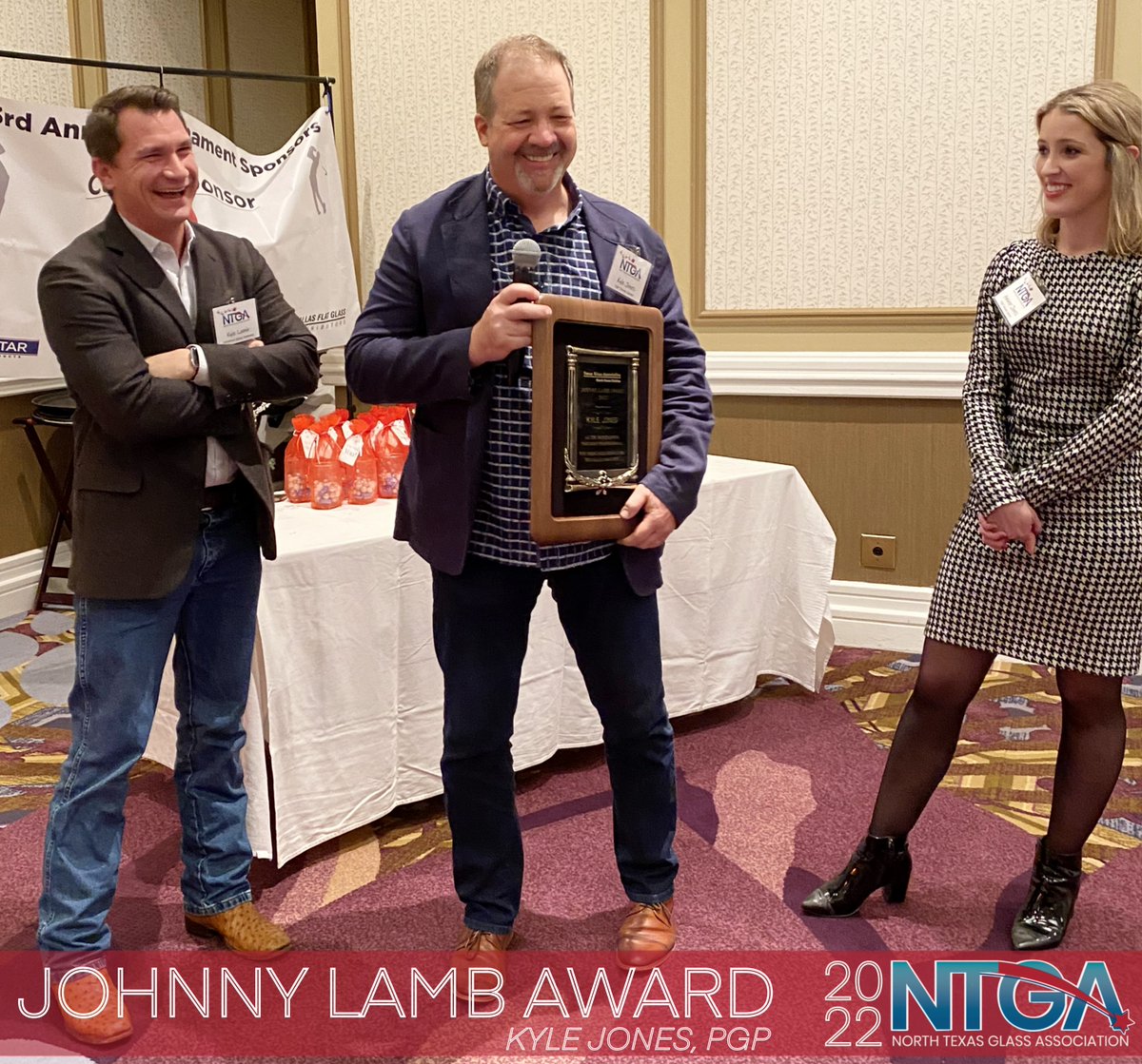 @PGPUSA is proud to announce that Kyle Jones received the 2022 Johnny Lamb Award. This award honors certain individuals that have gone above & beyond to benefit the industry. Thank you Kyle Jones for everything you do for glass and glazing industry!