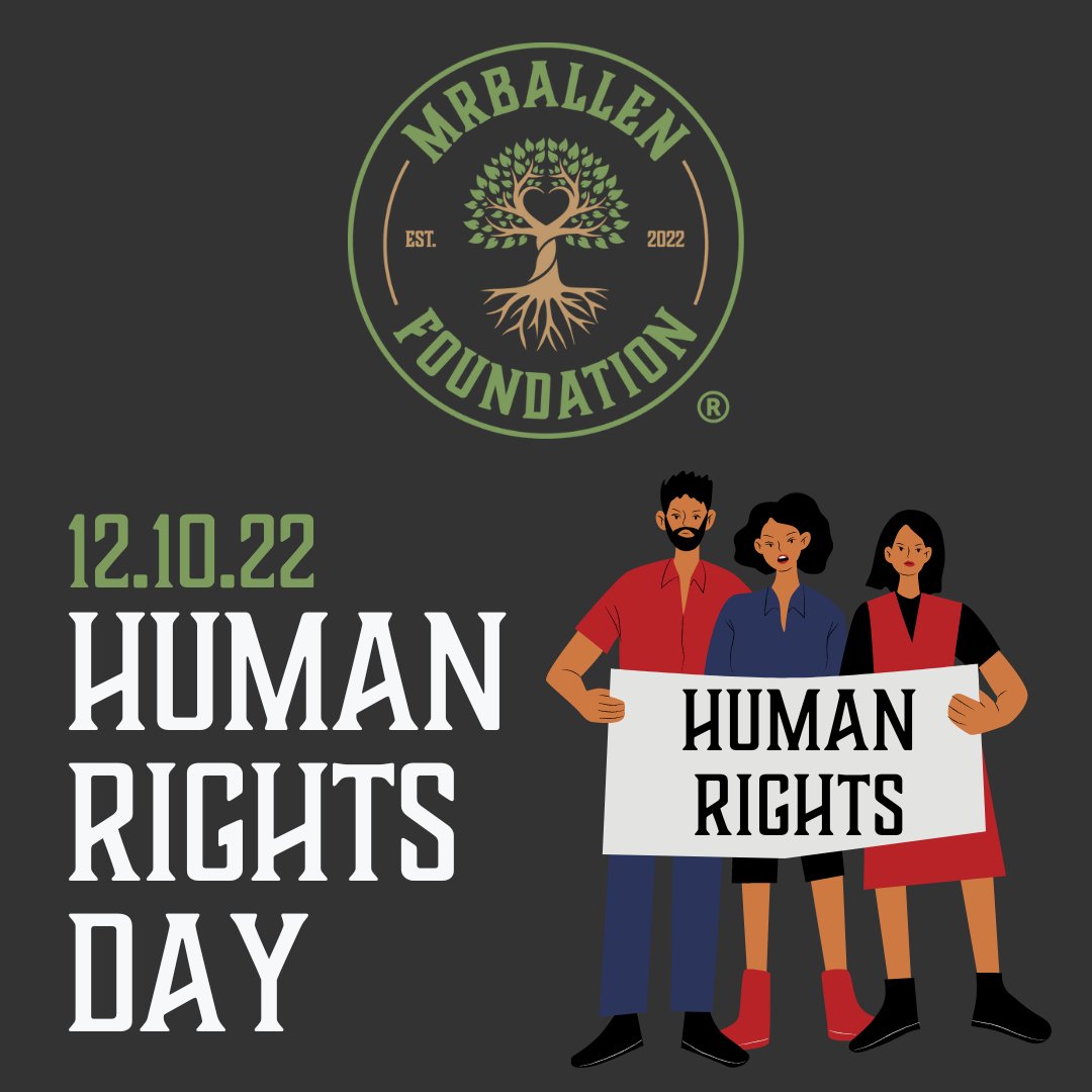 “To deny people their human rights is to challenge their very humanity.” - Nelson Mandela

<a href="/MrBallen/">MrBallen</a> 
mrballen.foundation
#honoringvictims #supportingfamilies #mrballenfoundation