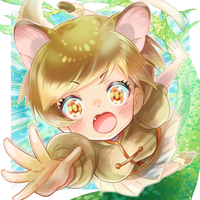 けものオエカキ#けものフレンズ#オオガラゴ 