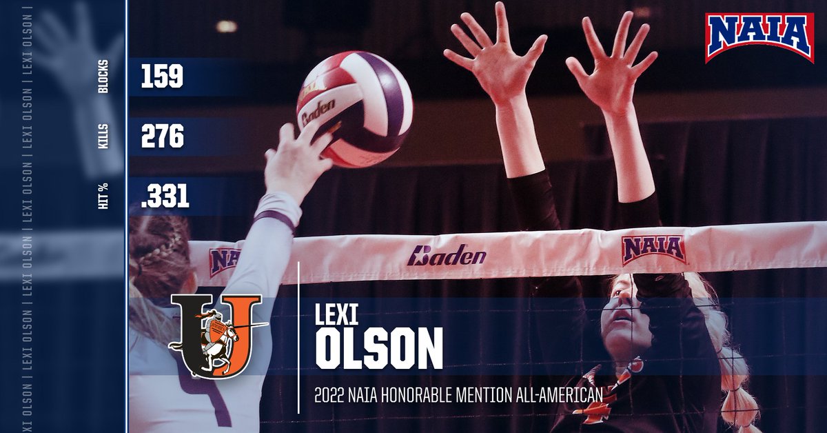 Congratulations to Lexi Olson on being named 2022 NAIA Women's Volleyball honorable mention All-American! #GoJimmies #JimmiePride