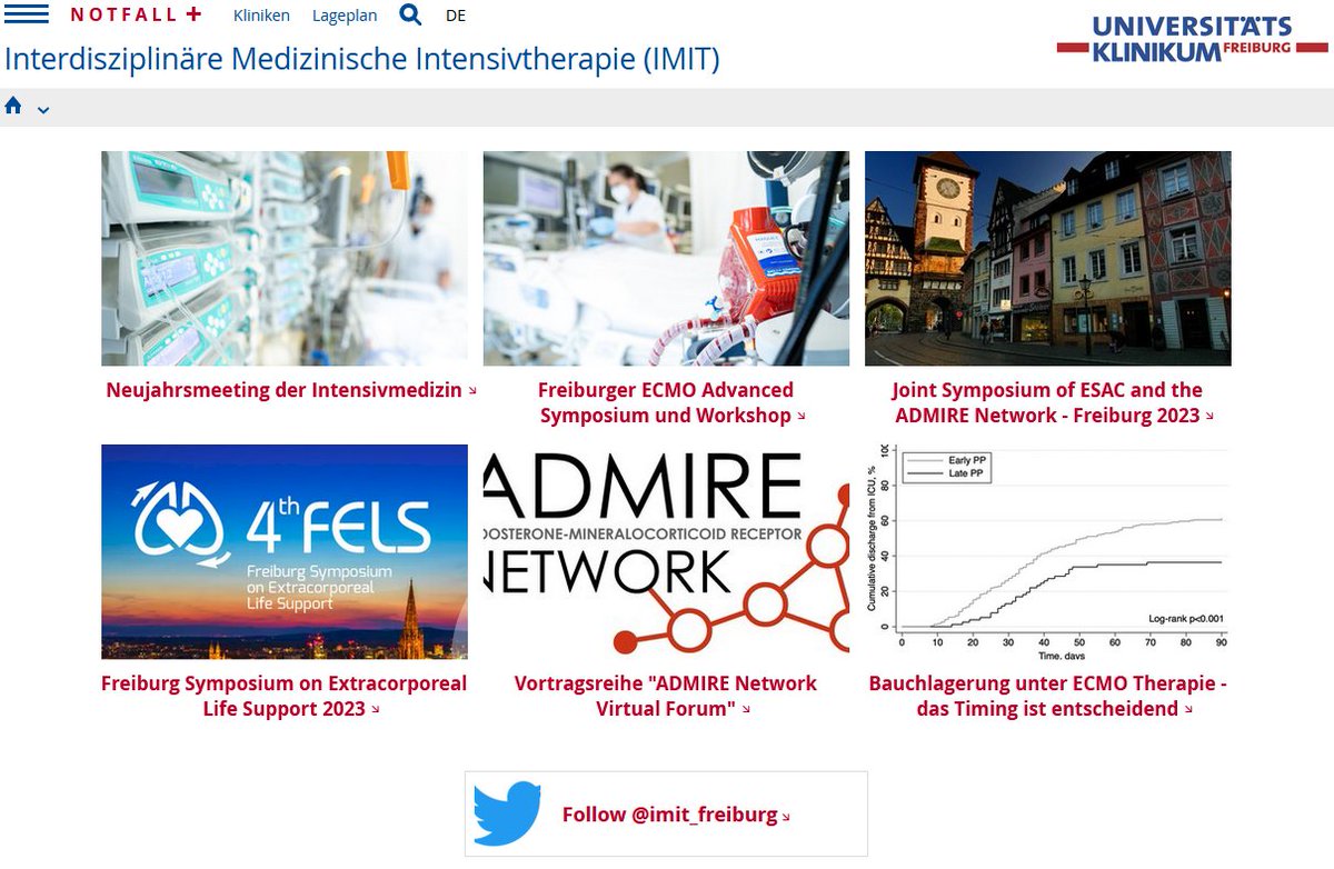 Interdisziplinäre Medizinische Intensivtherapie FR (@imit_freiburg) on Twitter photo Neujahrsmeeting Intensivmedizin, #ECMO advanced Workshop, ESAC&ADMIRE Joint Symposium, #FELS2023 uvm - wir freuen uns schon auf ein ereignisreiches Jahr 2023!! 📆
Infos & Anmeldung➡️uniklinik-freiburg.de/interdisziplin… <a href="/Uniklinik_Fr/">Uniklinik Freiburg</a> <a href="/DIVI_eV/">DIVI e.V.</a> <a href="/DGIINeV/">DGIIN e.V.</a> <a href="/TobiWengenmayer/">Tobias Wengenmayer</a> <a href="/ECMOdaily/">Justyna Swol MD • ECMOdaily</a> Neujahrsmeeting Intensivmedizin, #ECMO advanced Workshop, ESAC&ADMIRE Joint Symposium, #FELS2023 uvm - wir freuen uns schon auf ein ereignisreiches Jahr 2023!! 📆
Infos & Anmeldung➡️uniklinik-freiburg.de/interdisziplin… <a href="/Uniklinik_Fr/">Uniklinik Freiburg</a> <a href="/DIVI_eV/">DIVI e.V.</a> <a href="/DGIINeV/">DGIIN e.V.</a> <a href="/TobiWengenmayer/">Tobias Wengenmayer</a> <a href="/ECMOdaily/">Justyna Swol MD • ECMOdaily</a>