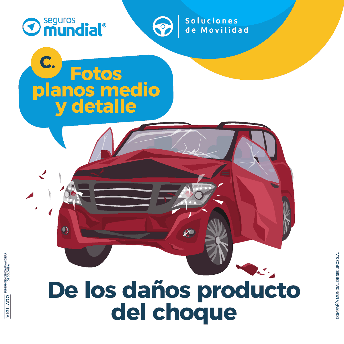🤓#LeyChoqueSimple. Te invitamos a conocer el material que debes levantar en caso de choque simple… #MásSimpleDeLoQueCrees.🚙

<a href="/FasecoldaOficia/">Fasecolda</a>