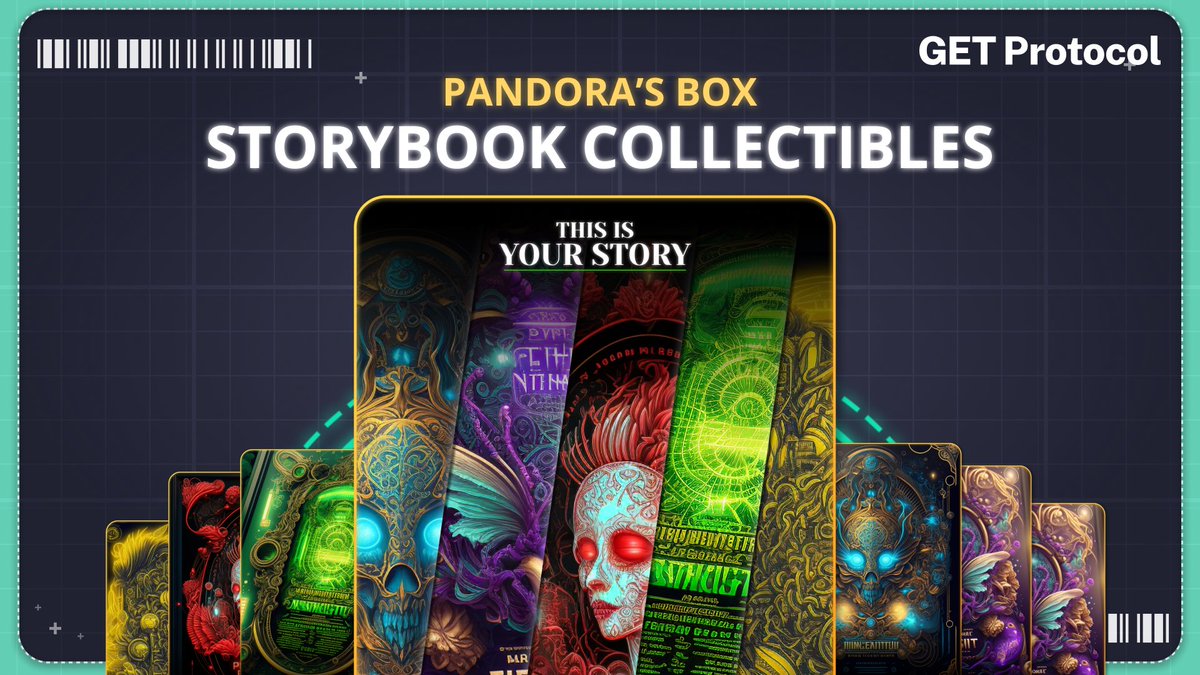 ColbySaysHi's tweet photo. The third Digital Collectible usecase in the Pandora’s Box series is here! 

In this thread we showcase a post-event utility of NFT Tickets and their associated Digital Collectibles for creating a lasting fan connection.

This week: Storybook Collectibles 📔✨
1 / 12 https://t.co/GmzuyBhyPQ