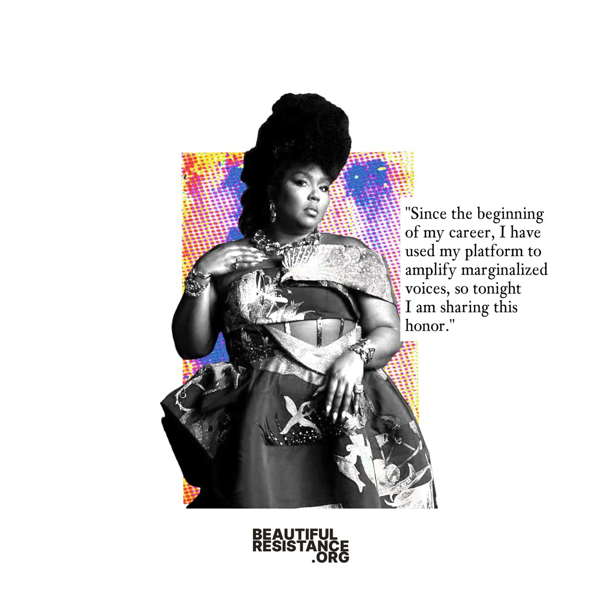 A few nights ago, <a href="/lizzo/">LIZZO</a>  shared the spotlight with 17 activists while accepting the award for People's Champion. We love it. We celebrate it. The purpose of power and influence is to give it away.