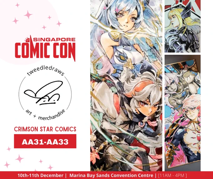See y'alls at #sgcc ?! Come say hi to me at Booth AA31-AA33! 