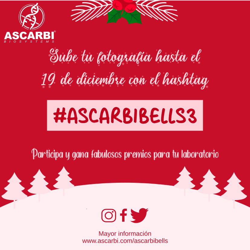AscarbiB's tweet photo. #GanaConASCARBI Navidad y Ciencia, no te quedes sin participar en nuestro concurso #ASCARBIBells3
Síguenos en todas nuestras redes sociales y no te olvides de mencionarnos.
Participa hasta el 19 de diciembre. La foto con más likes ganará una increíble #BoxASCARBI https://t.co/WYP2bDNNOe
