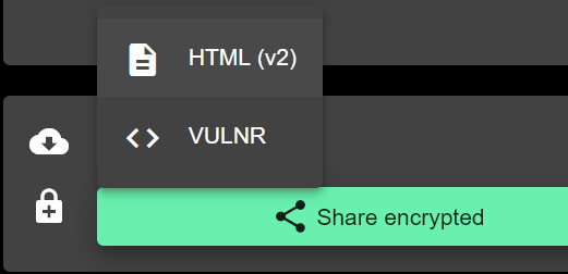 vulnrepo's tweet photo. New update just landed. New HTML report template also for encrypted content! Check on https://t.co/Kwa16GufZb #security #BugBounty  #opensource #repository #generator https://t.co/O1xTlid0mu