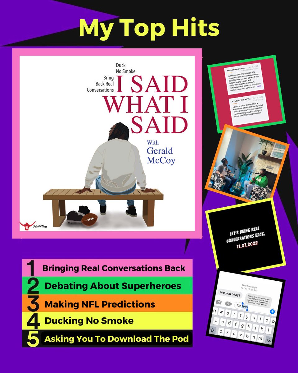 I Said What I Said With Gerald McCoy tweet media