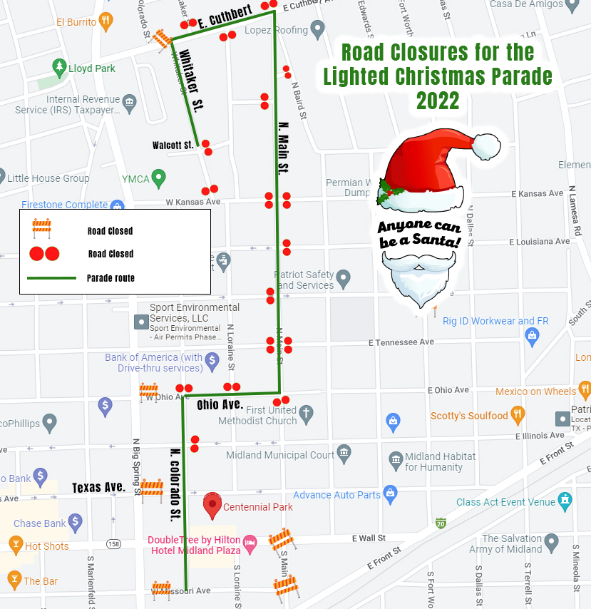 City of Midland on Twitter "The Lighted Christmas Parade is almost