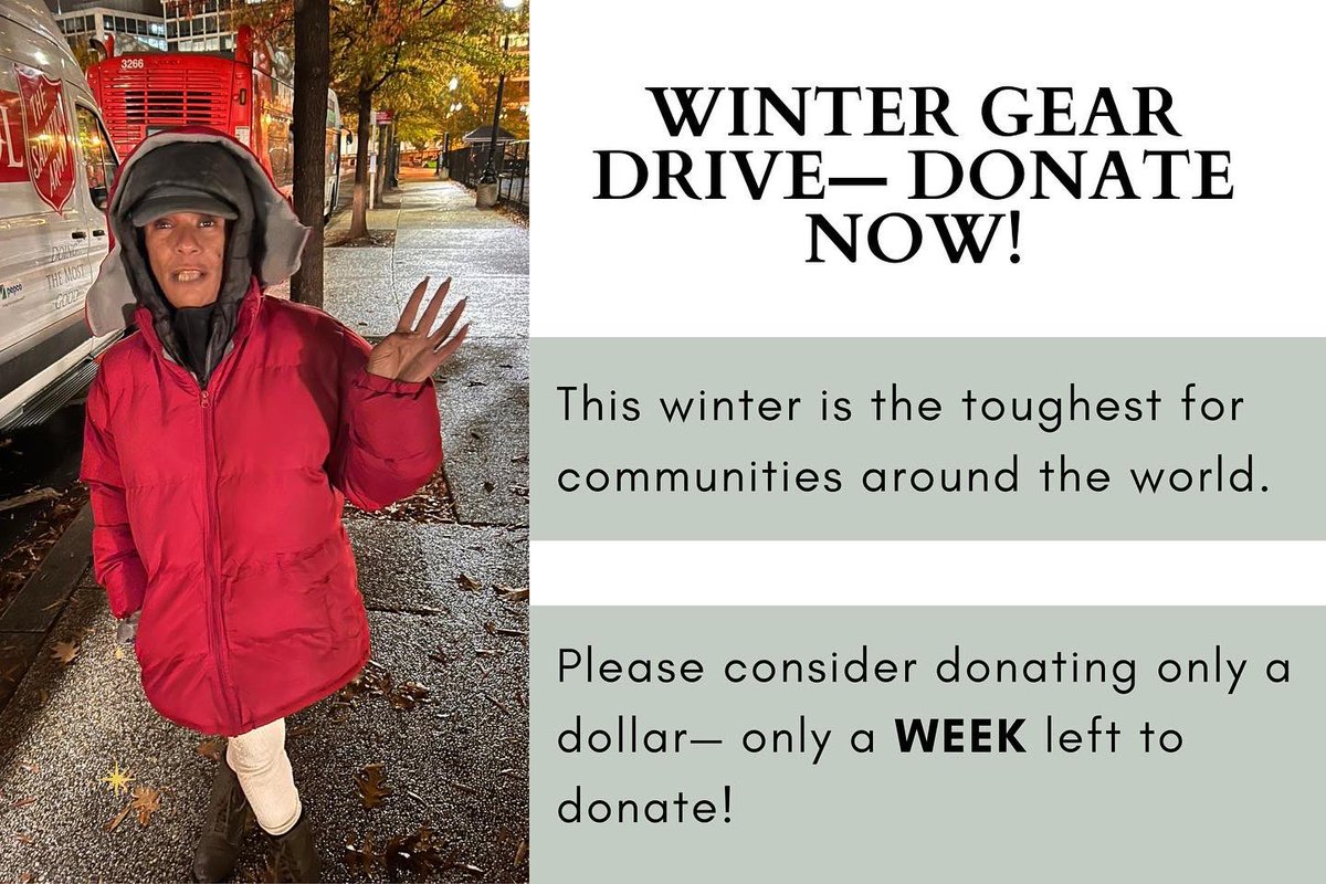 1affinity's tweet photo. Only a WEEK left to donate so we can get winter gear for the homeless. It is so cold outside and most of them don’t have the proper attire for the weather.

 Help us help them this winter in sha Allah. 

https://t.co/ue8zDA52rV https://t.co/oQYIOd2zjw