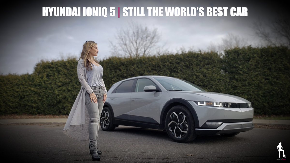 Is the 2023 Hyundai Ioniq 5 still the world's best car? Watch now: youtu.be/KpXbhnZ9iXk #automotivewoman #hyundai #review #contentcreator #youtuber <a href="/Hyundai/">Hyundai USA</a> <a href="/HyundaiCanada/">Hyundai Canada</a>
