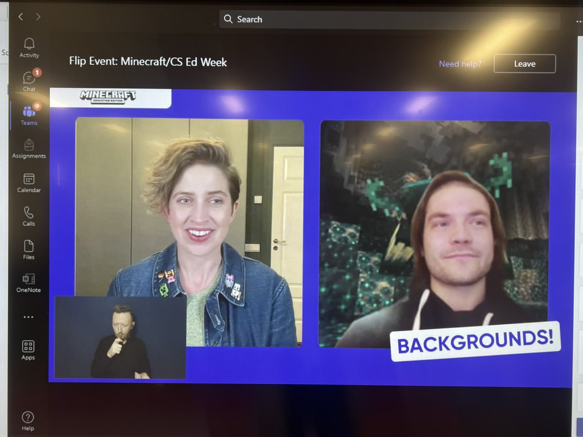 amycrithfield's tweet photo. Ss had the opportunity to virtually meet LIVE with Minecraft Edu Chief Storyteller @LydiaWinters and Gameplay Developer Cory Scheviak for 'Building a Better World with Code'. Dragons, the future of CODE is YOURS! @DavisESMedia @hubofschool @HCPSDavisES @MicrosoftFlip @hourofcode https://t.co/aZUuvaHnnl