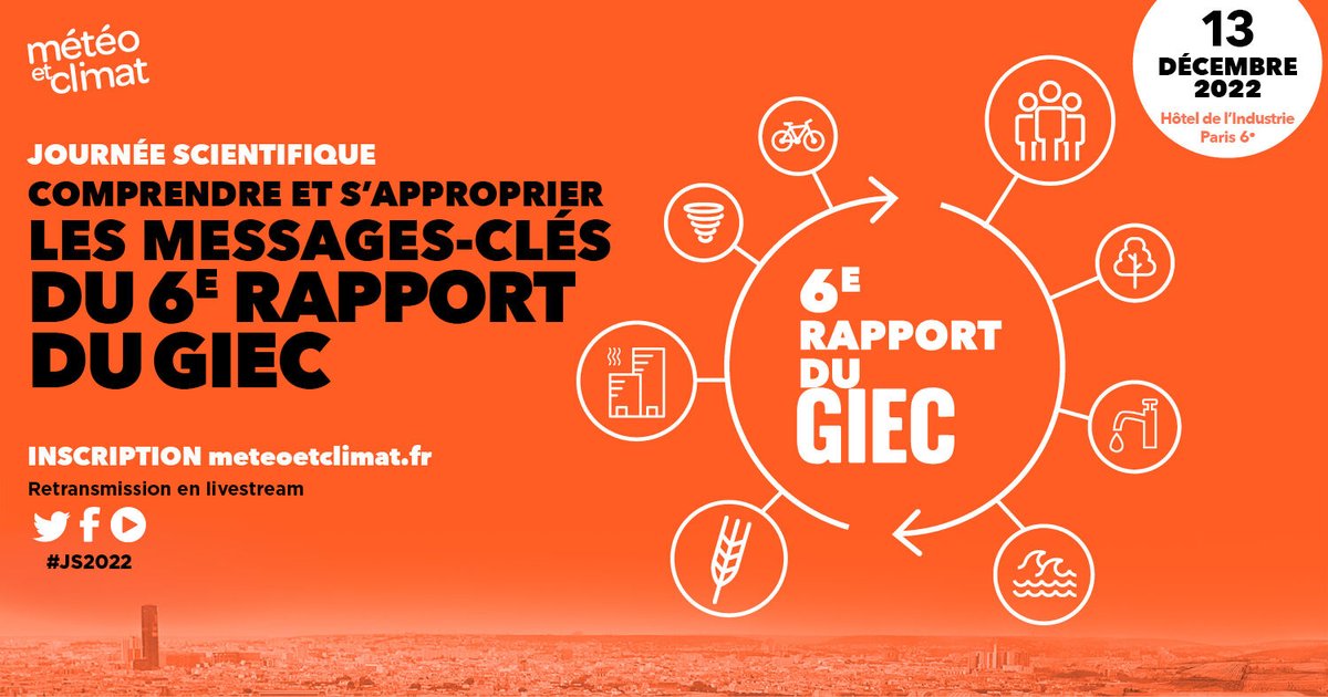 CCR - Caisse Centrale de Réassurance (@ccreassurance) on Twitter photo | 📆 #SaveTheDate | 📢 CCR est partenaire officiel de la #JournéeScientifique2022 organisée par <a href="/MeteoClimat/">Meteo et Climat</a> le 13 décembre.
👥 <a href="/DMoncoulon/">David Moncoulon</a> interviendra à partir de 15h autour d’une table ronde : "S’adapter à un climat qui change". | 📆 #SaveTheDate | 📢 CCR est partenaire officiel de la #JournéeScientifique2022 organisée par <a href="/MeteoClimat/">Meteo et Climat</a> le 13 décembre.
👥 <a href="/DMoncoulon/">David Moncoulon</a> interviendra à partir de 15h autour d’une table ronde : "S’adapter à un climat qui change".