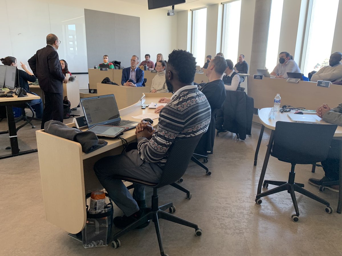 Delighted to welcome Hanif Patni, co-owner of Coventry Connections, to our Corporate Strategy course in the <a href="/SprottSchool/">Sprott School of Business at Carleton University</a> Professional MBA program. Sharing insights, challenges, and advice from 3 decades in the taxi industry.