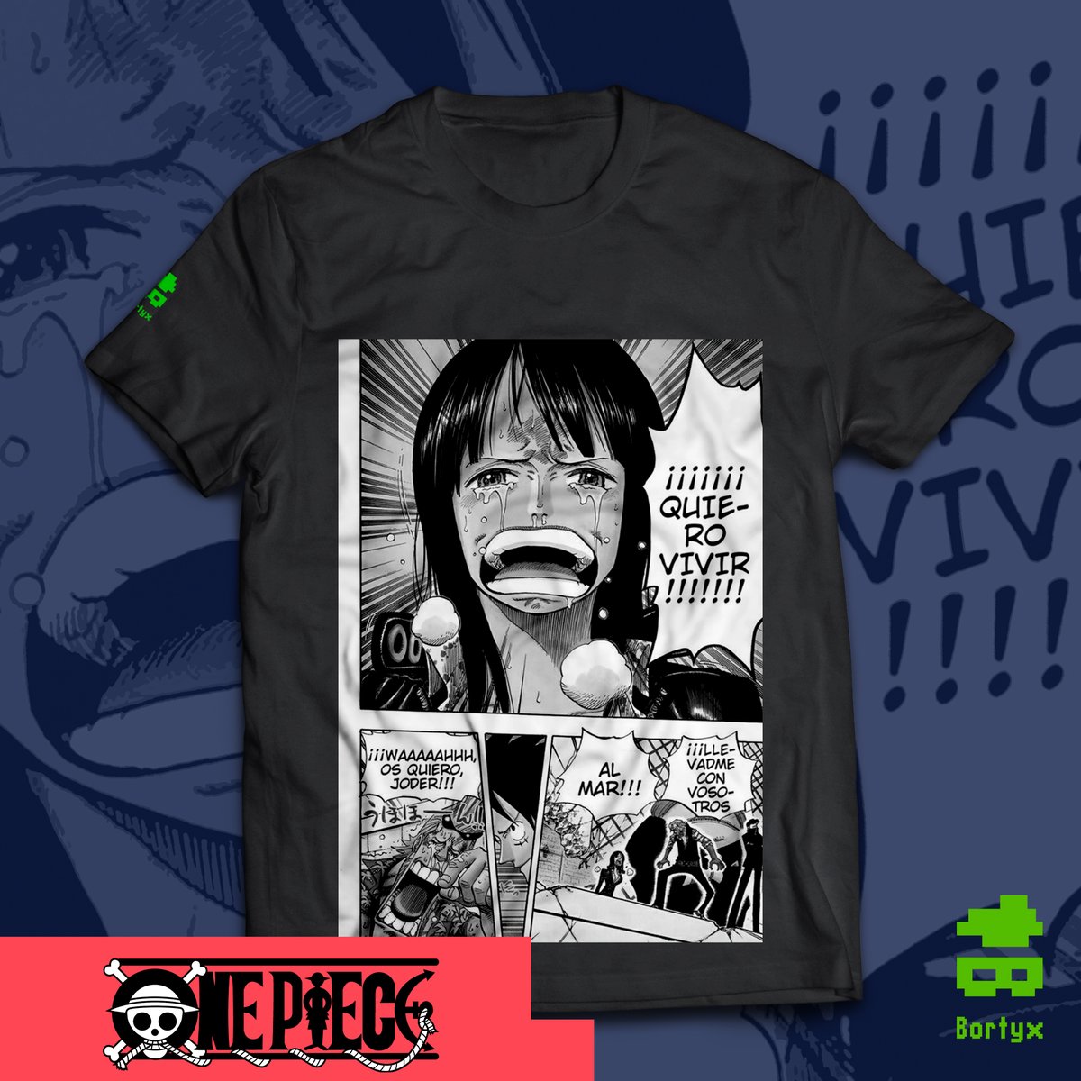 BortyxGeek's tweet photo. ¡Únete a la tripulación de los #Mugiwara usando la colección de camisas de #Bortyx! 

¿Dónde comprarlas? https://t.co/K1mMiQRfKI
Nuestro WhatsApp: https://t.co/xqs8tkFzSB https://t.co/BEfHOJhAQo