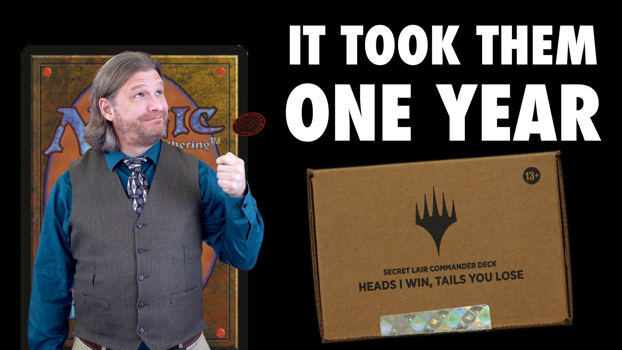 MTG 「Heads I Win， Tails You Lose」 Magic The Gathering Secret Lair Heads I Win, Tails You Lose Commander Deck  NEW