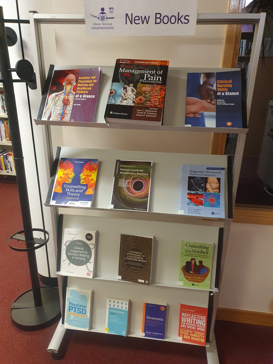 NHSAAALibrary's tweet photo. We've got another great selection of new books on display at Crosshouse Medical Library, pop in and borrow one. Or, help yourself to one of our ice scrapers or mini torches that are hanging from our Christmas tree.π #NewBookFriday https://t.co/Px4ZqWOCCI
