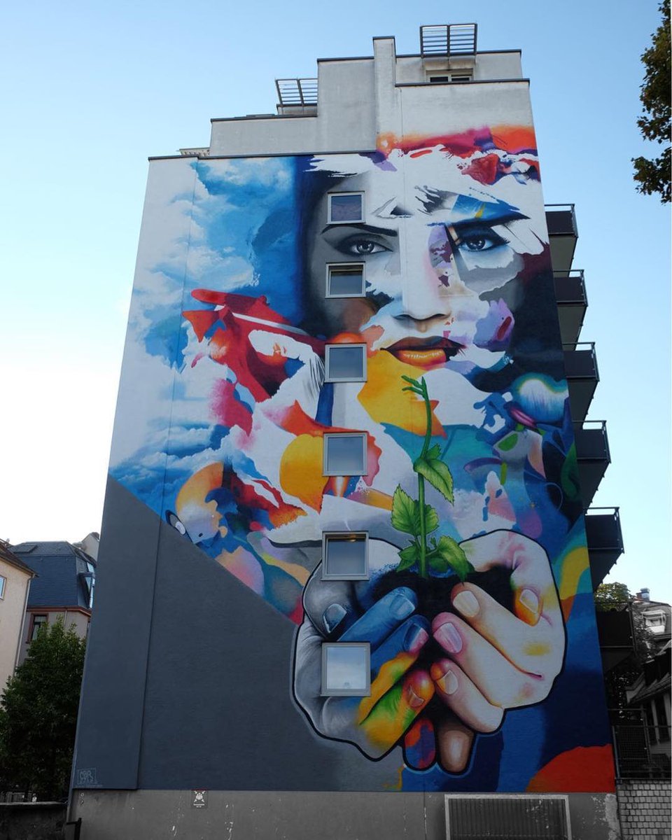 #StreetArt by Justus Becker aka Cor in Frankfurt, Germany 🇩🇪