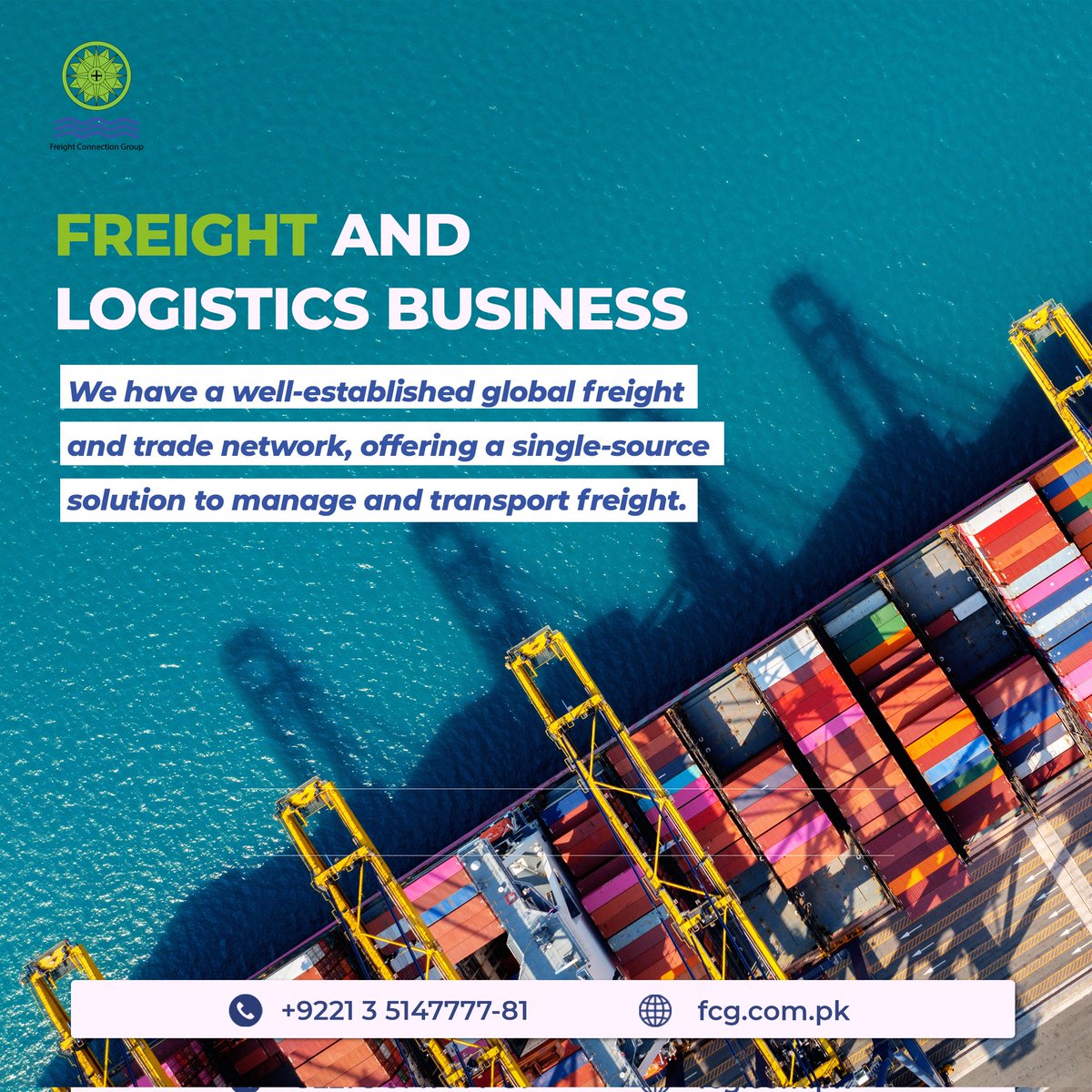 FCPPL_Logistics's tweet photo. Freight Connection Pakistan - the one establishment you need for all your logistical needs 📌

#freightconnectionpakistan #freight #pakistan https://t.co/P4tRToA8Pv