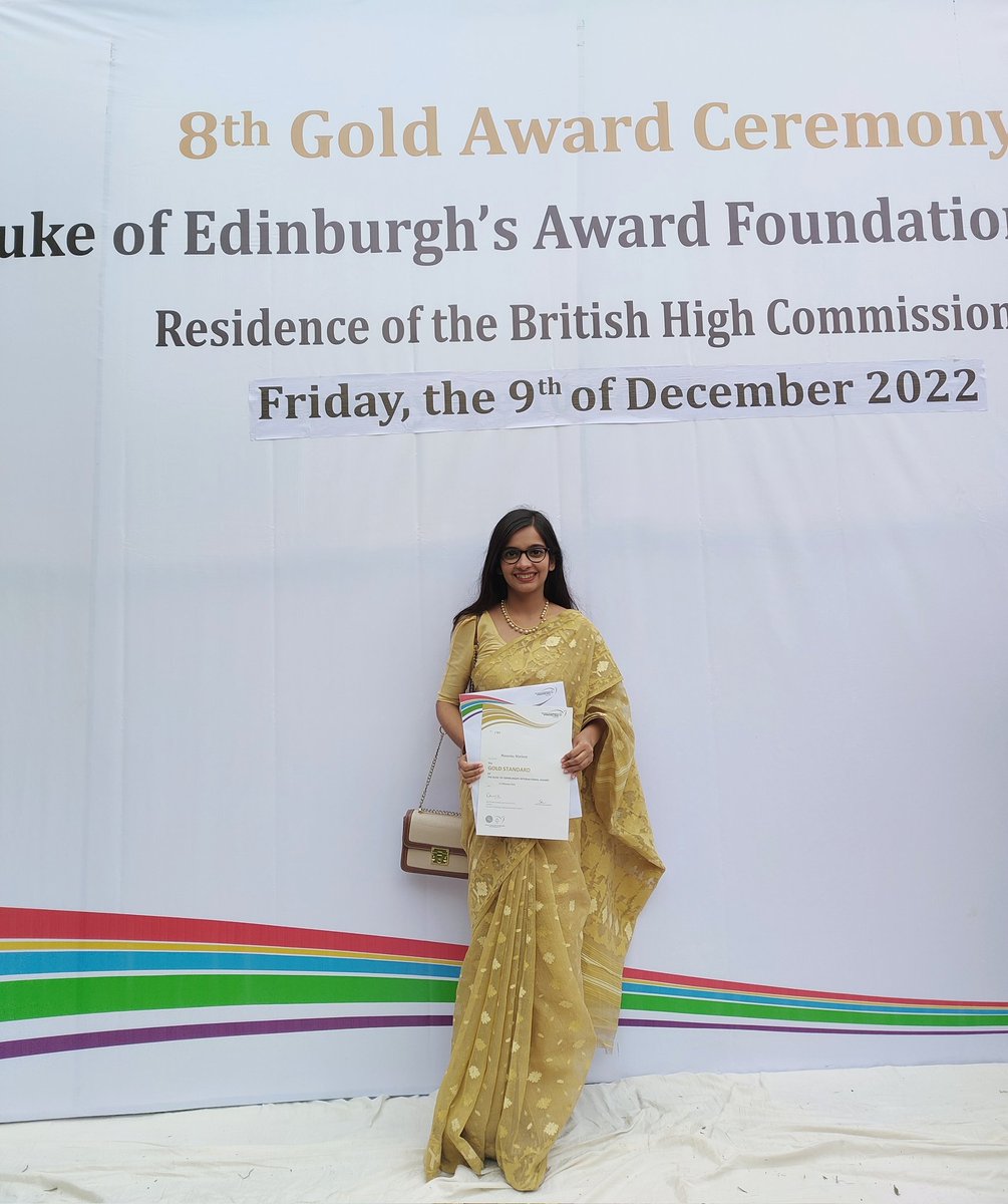 MoriomMasuma's tweet photo. #AchievementUnlocked! 🏅
Received the #GoldAward at the 8th Gold Award Ceremony of the The Duke of Edinburgh's International Award at the Residence of the British High Commissioner!
#dukeofedinburghaward #SYDO #BritishHighCommission https://t.co/VuFmfDWaR4