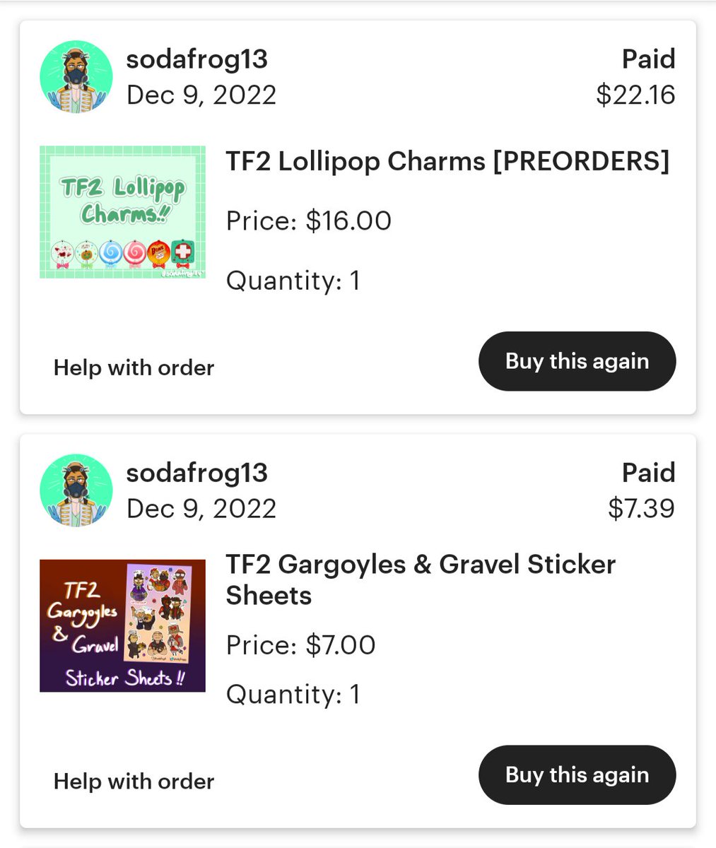 IvanInterrupted's tweet image. Literally so addicted to buying stuff from @enbyfroggy. You have amazing stuff and I will buy from you again for sure.