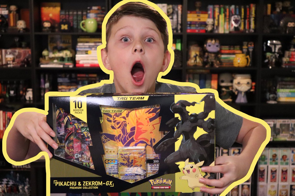 Logemon11's tweet photo. UNBOXING Pikachu &amp; Zekrom Tag Team Box | Breaking 10 Booster Packs!
https://t.co/z3c2047lcZ
#Logemon https://t.co/RFe9uM0JWK