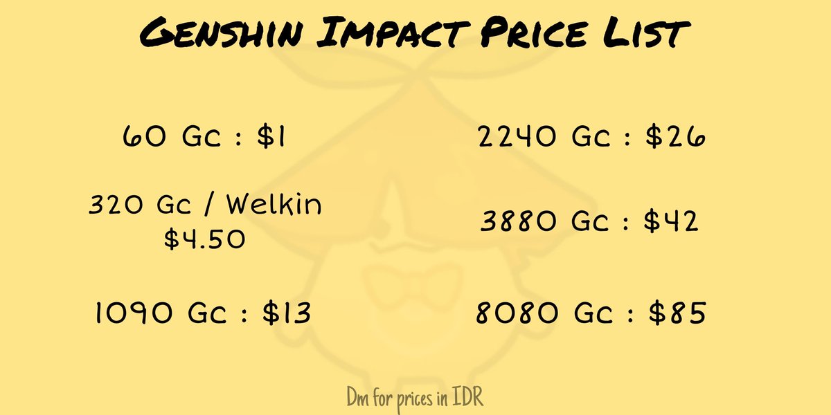 NusanTaraveler's tweet photo. Pricelist! https://t.co/HL450WClMm