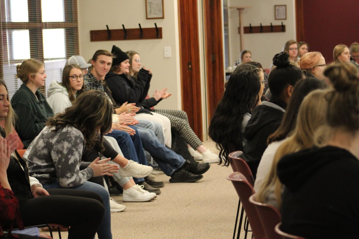 chadronstate's tweet photo. Nebraska Supreme Court Justice Jonathan Papik meets with RLOP and Justice Studies Students Oct. 28  in the Bordeaux/Lakota Room of the Student Center to discuss his education, career, and what led him to his current role. #RLOP #JusticeStudies #ChadronStateCollege #WeAreCSC https://t.co/C9fhodutCW