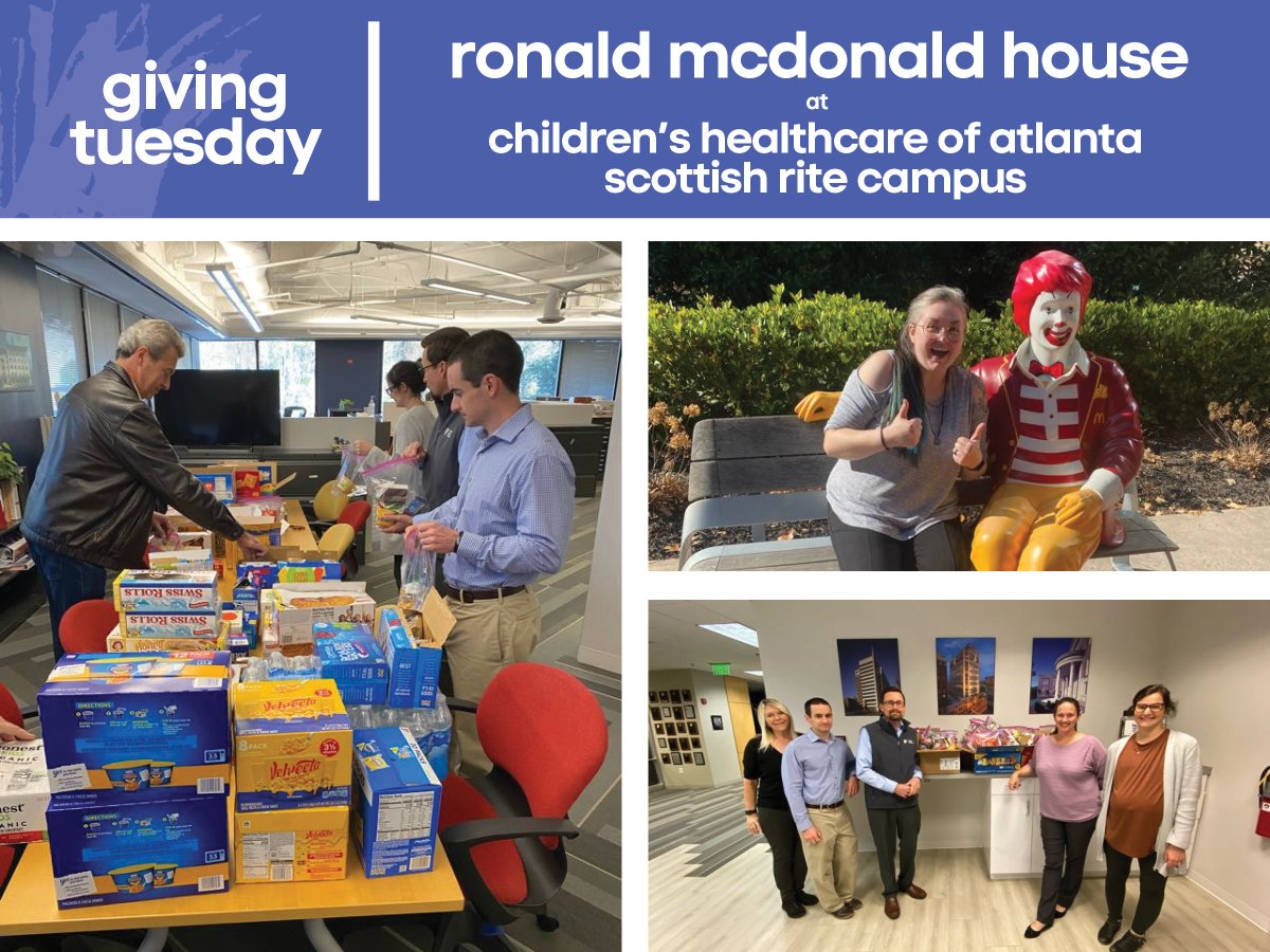 KSiStructural's tweet image. In honor of Giving Tuesday, our Atlanta office packed up over 70 snack bags to give to the Ronald McDonald House at Children’s Healthcare of Atlanta Scottish Rite Campus. Through this program, they are able to provide comfort during an extraordinarily difficult time for families.
