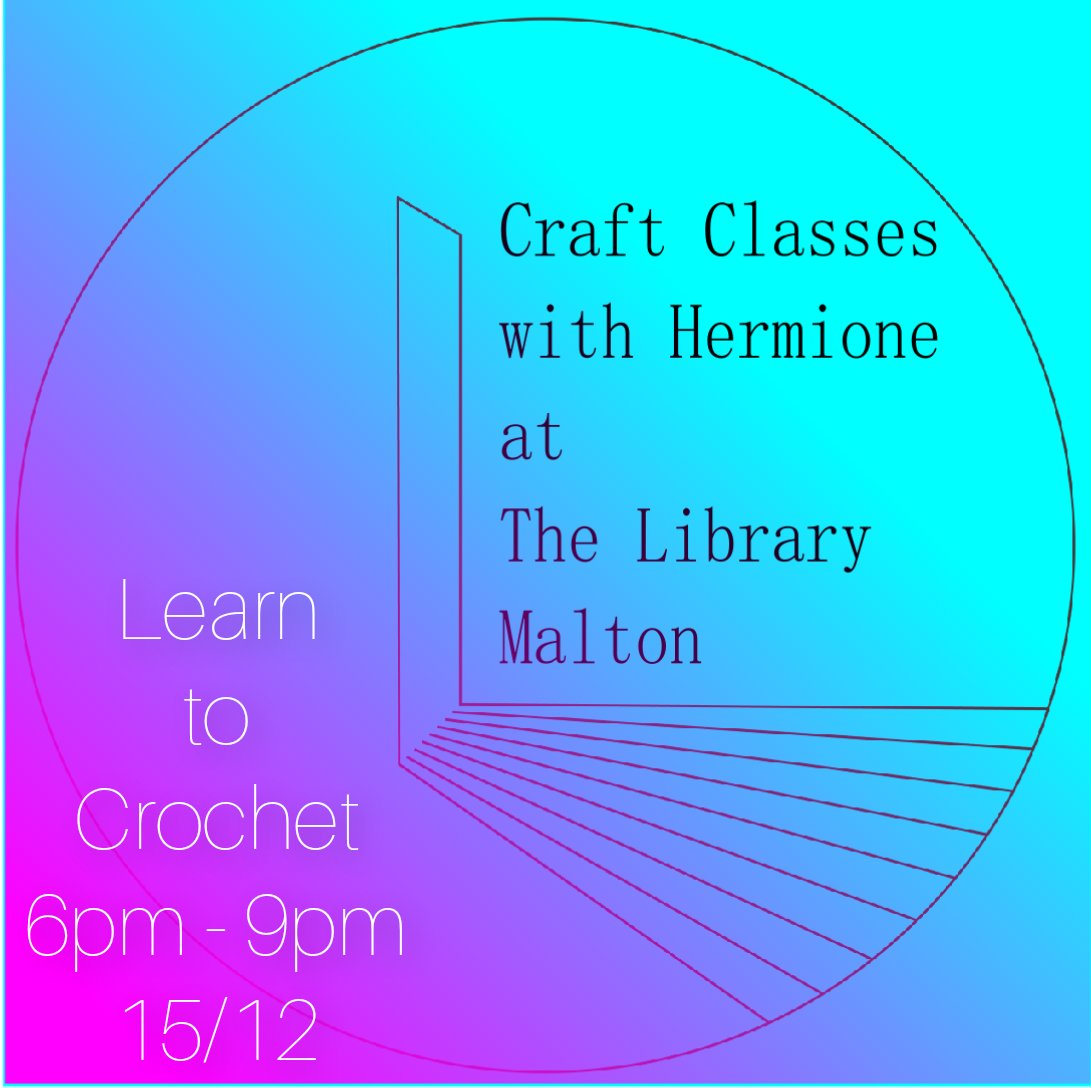 evironmental_art (@artevironmental) on Twitter photo We're very excited to announce Hermione will now teach classes at the fabulous @thelibrarymalton 🍷✂ 🧶🧵🎨🥃
Email hermione@maltonsculpturetrail.org or drop us a message to book on 💚
•
•
•
•
•
#visitmalton #mcmillansofmalton #class #whisky #crochet #crocheting #whiskey We're very excited to announce Hermione will now teach classes at the fabulous @thelibrarymalton 🍷✂ 🧶🧵🎨🥃
Email hermione@maltonsculpturetrail.org or drop us a message to book on 💚
•
•
•
•
•
#visitmalton #mcmillansofmalton #class #whisky #crochet #crocheting #whiskey