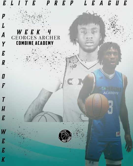 ElitePrepLeague's tweet photo. Georges Archer Named EPL Player of the Week for Combine Academy
https://t.co/AUu8Y0UkLj
@theCBGLive
#ElitePrepLeague / #TheEPL https://t.co/V0cVssD4XB