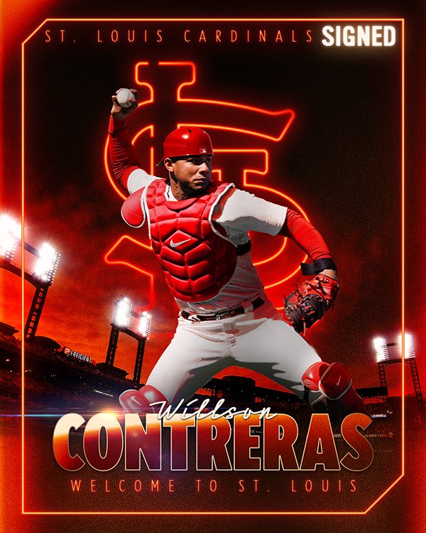 st louis cardinals baseball poster