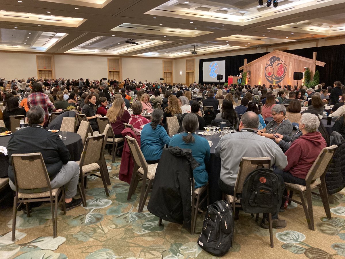 Welcome back to everyone at the 26th Annual FNESC Education Conference! As Executive Director Deborah Jeffrey noted, wonderful conversations happening as we gather today. #fnesc22 #fnesc2022